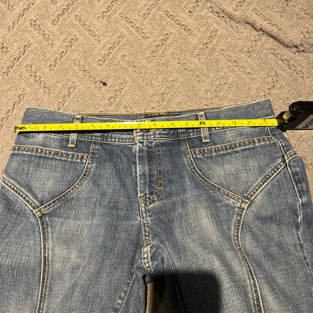 Y2K American Eagle Outfitters Blue Flare Jeans - Picture 6 of 6